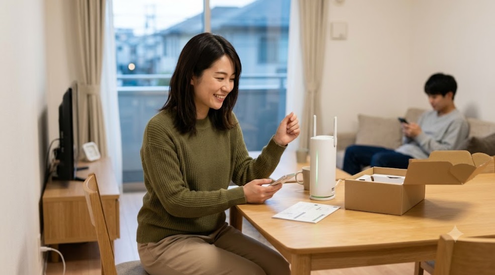 工事不要・工事無しの置くだけや挿すだけWi-Fi