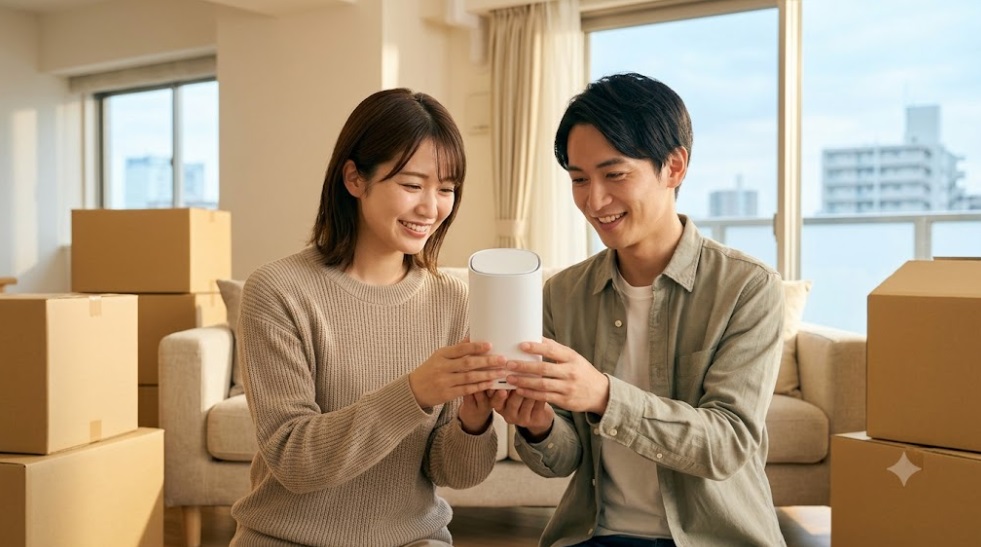 工事不要・工事無しの置くだけや挿すだけWi-Fi