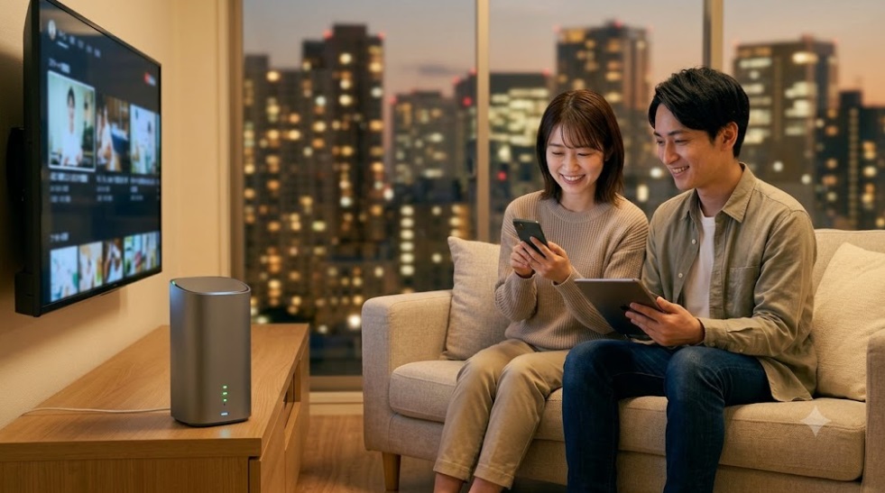 工事不要・工事無しの置くだけや挿すだけWi-Fi